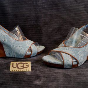 UGG - HAZEL WEDGE HEEL SANDALS "NEW SAMPLES"